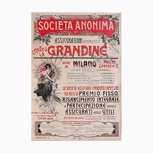 Vintage Società Anonima di Assicurazioni Poster-ZCI-773184