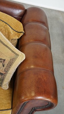 Vintage Sofa in Sheepskin Leather-HPP-2034380