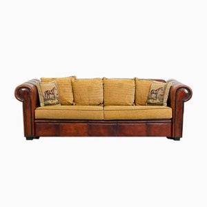 Vintage Sofa in Sheepskin Leather-HPP-2034380