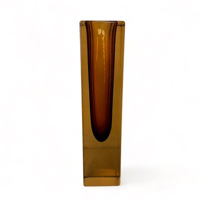 Vintage Sommerso Murano Glass Vase by Flavio Poli, 1960s-ITU-1812516