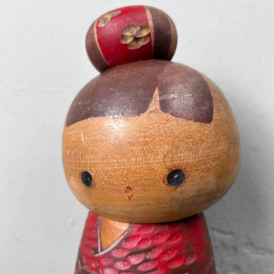 Vintage Sosaku Kokeshi by Hiroe Fukushima, Japan, 1975-DWL-1786500