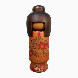 Vintage Sosaku Kokeshi by Kyoho Aramaki, Japan, 1960s-DWL-1786484