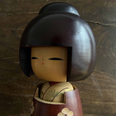 Vintage Sosaku Kokeshi by Suigai Sato, Japan, 1970s-DWL-1786508