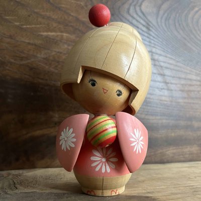 Vintage Sosaku Kokeshi Doll, 1970s-DWL-1798843