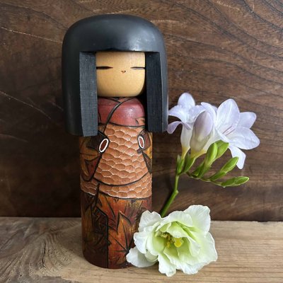 Vintage Sosaku Kokeshi Doll by Kisaku, 1960s-DWL-1798849