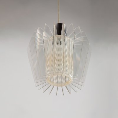 Vintage Space Age Acrylic Glass Pendant Lamps from Raak Amsterdam, 1960s, Set of 2-QVY-1796307