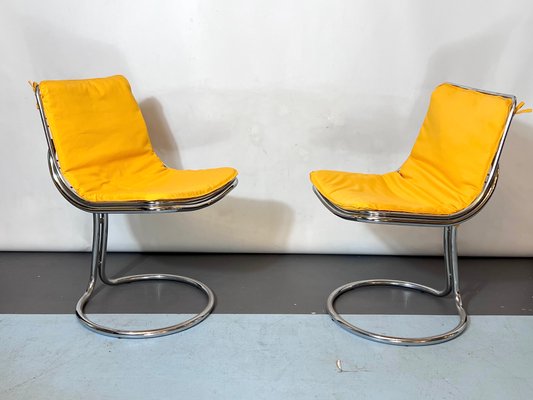 Vintage Space Age Dinner Table and Chairs in the style of Gastone Rinaldi, 1960s, Set of 5-OT-1426410