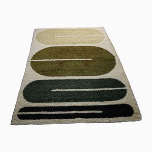 Vintage Space Age Geometric Wool Rug, 1970s-SBG-2021807