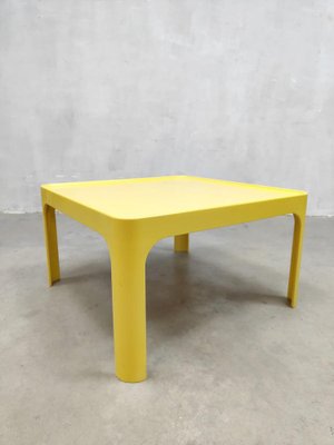 Vintage Space Age Style Yellow Coffee Table by Preben Fabricius-BW-1342601