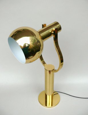 Vintage Space Age Table Lamp in Brass, 1970s-EY-1790952