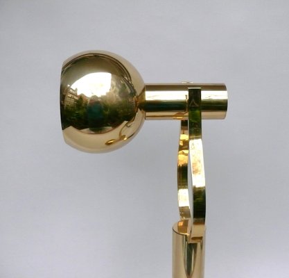 Vintage Space Age Table Lamp in Brass, 1970s-EY-1790952