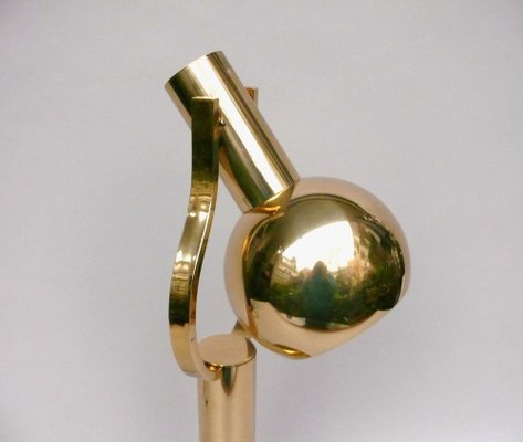 Vintage Space Age Table Lamp in Brass, 1970s-EY-1790952