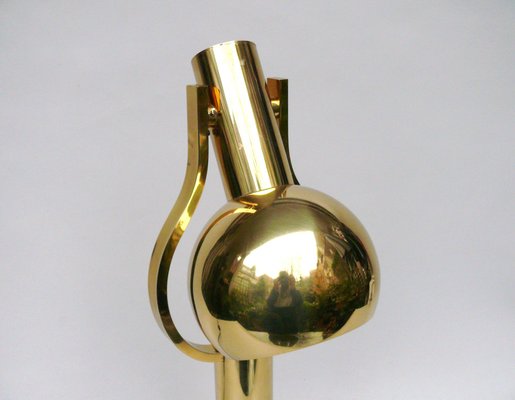 Vintage Space Age Table Lamp in Brass, 1970s-EY-1790952