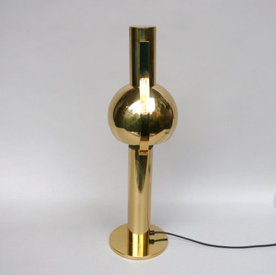 Vintage Space Age Table Lamp in Brass, 1970s-EY-1790952