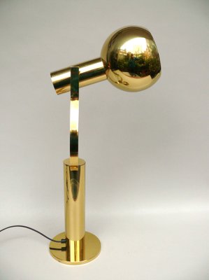 Vintage Space Age Table Lamp in Brass, 1970s-EY-1790952