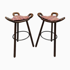 Vintage Spanish Bar Stool Marbella, 1960s-BW-2036509