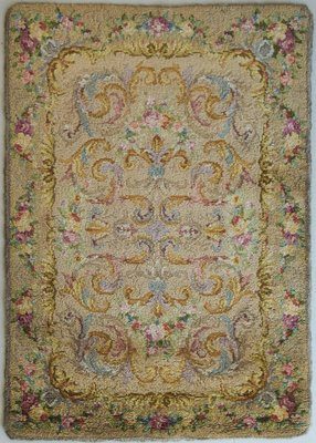 Vintage Spanish Hand Woven Rug-AOI-1304639