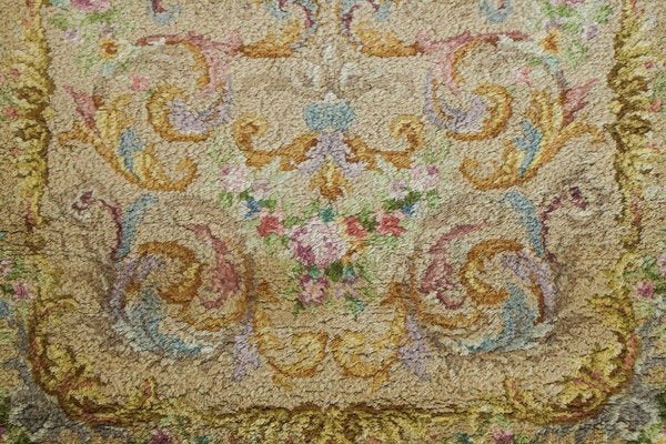 Vintage Spanish Hand Woven Rug-AOI-1304639