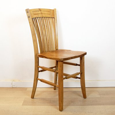 Vintage Spanish Office Chair in Oak, 1940s-CQZ-1746407