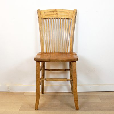 Vintage Spanish Office Chair in Oak, 1940s-CQZ-1746407