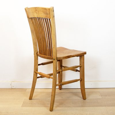 Vintage Spanish Office Chair in Oak, 1940s-CQZ-1746407