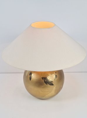 Vintage Sphere Brass Table Lamp by Louis Drimmer, France, 1970s-AXJ-1700539