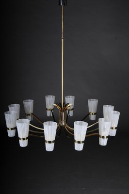 Vintage Sputnik Bag Chandelier in Brass, 1960s-FLW-1402190