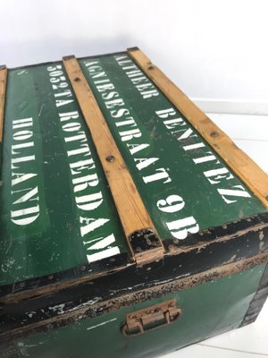 Vintage Steamship Trunk-WQJ-1141617