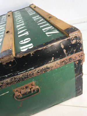 Vintage Steamship Trunk-WQJ-1141617