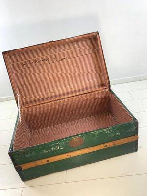 Vintage Steamship Trunk-WQJ-1141617