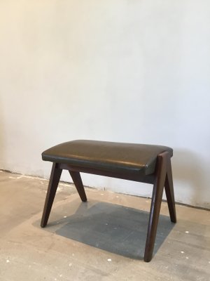 Vintage Stool in the Style of Pierre Jeanneret, 1960s-SU-743110