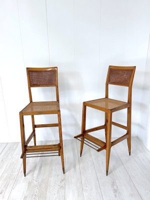 Vintage Stools by Gio Ponti, 1950, Set of 2-NWG-1800410