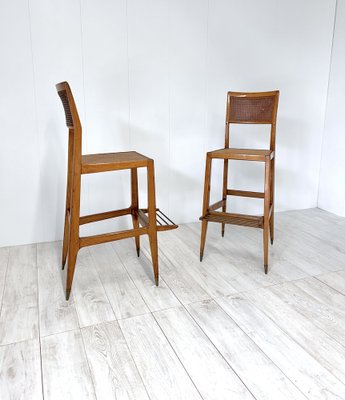 Vintage Stools by Gio Ponti, 1950, Set of 2-NWG-1800410