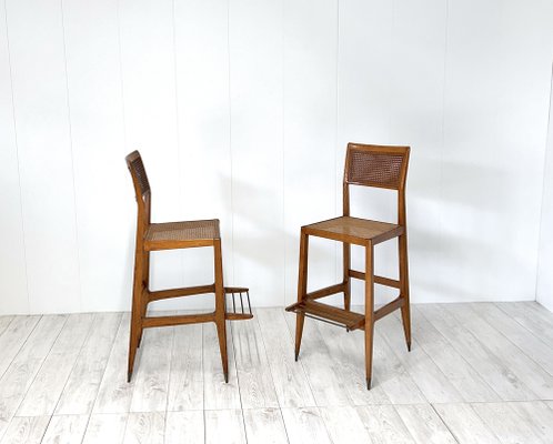 Vintage Stools by Gio Ponti, 1950, Set of 2-NWG-1800410