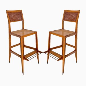 Vintage Stools by Gio Ponti, 1950, Set of 2-NWG-1800410