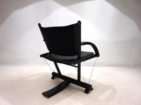 Vintage String Leather Lounge Chair from Weishäupl Werkstätten, 1980-HUW-2026949