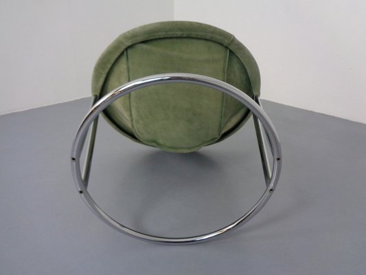 Vintage Suede Lounge Chair by Lusch Germany, 1960s-RDW-1292211