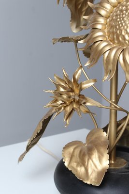 Vintage Sunflower Table Lamp, 1980s-ZLE-1784064