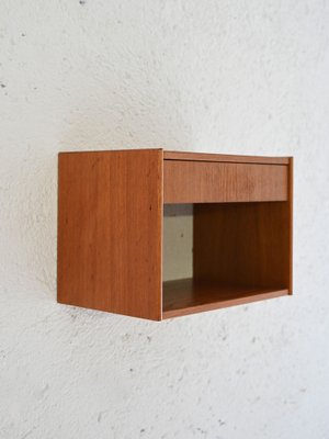 Vintage Suspended Bedside Table, 1950s-QWP-2042804