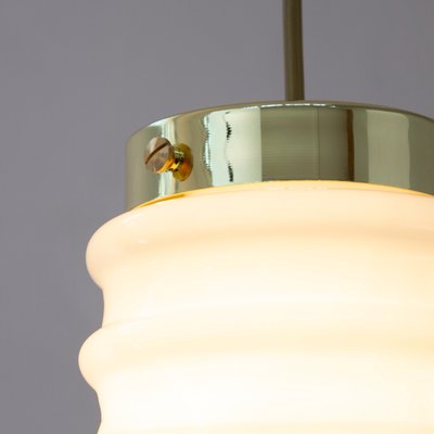 Vintage Suspension Light in White Milk Glass, Italy-MPO-1361880