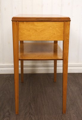 Vintage Swedish Bedside Tables in Walnut and Birch, 1940s, Set of 2-UDU-1814485