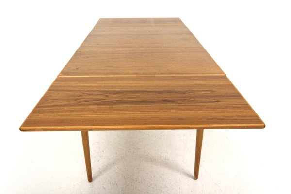 Vintage Swedish Dining Table in Teak, 1960-GEK-1774463