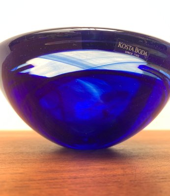 Vintage Swedish Glass Bowl from Kosta Boda-UAH-1160510