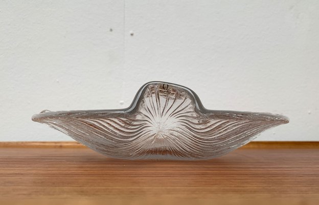 Vintage Swedish Glass Bowl from Pukeberg Glass, 1970s-UAH-1369567