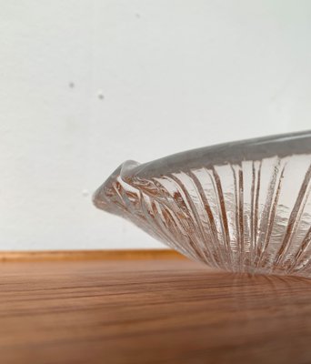 Vintage Swedish Glass Bowl from Pukeberg Glass, 1970s-UAH-1369567