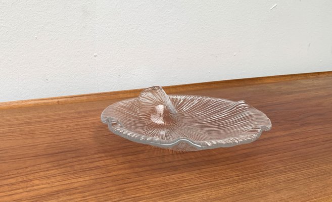 Vintage Swedish Glass Bowl from Pukeberg Glass, 1970s-UAH-1369567