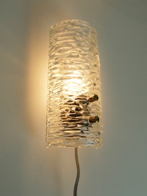 Vintage Swedish Glass Wall Light Model 8493 by Carl Fagerlund, 1960s-ZM-1285538