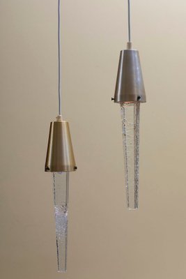 Vintage Swedish Icicle Lamp attributed to Atelje Engberg, 1960s, Set of 2-OYZ-1805335