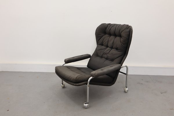 Vintage Swedish Lounge Chair by Scapa Rydaholm, 1970s-JWH-666957