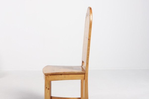 Vintage Swedish Solid Pine Chairs from Sven Larsson Möbelshop-KMC-976058